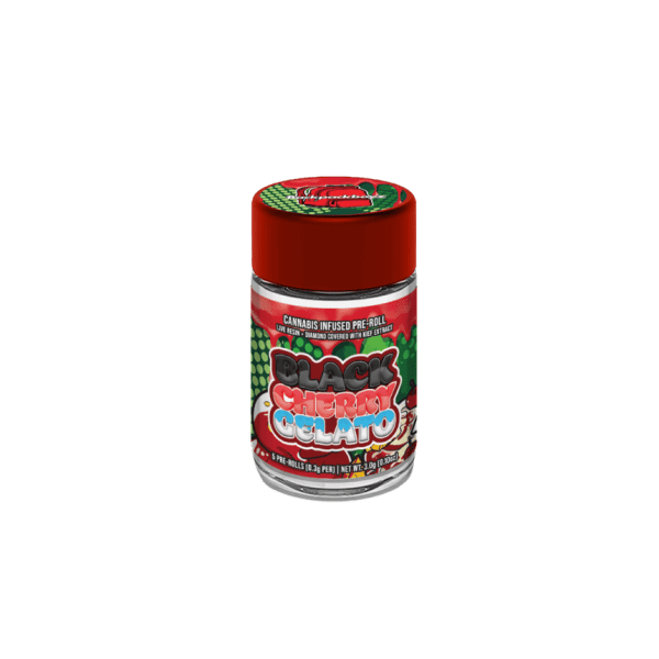 Black Cherry Gelato Infused Preroll 5 Pack