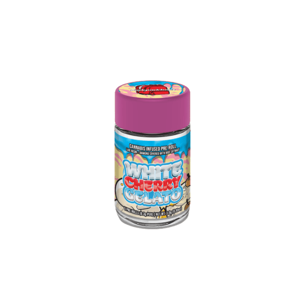 White Cherry Gelato Infused Preroll 5 Pack